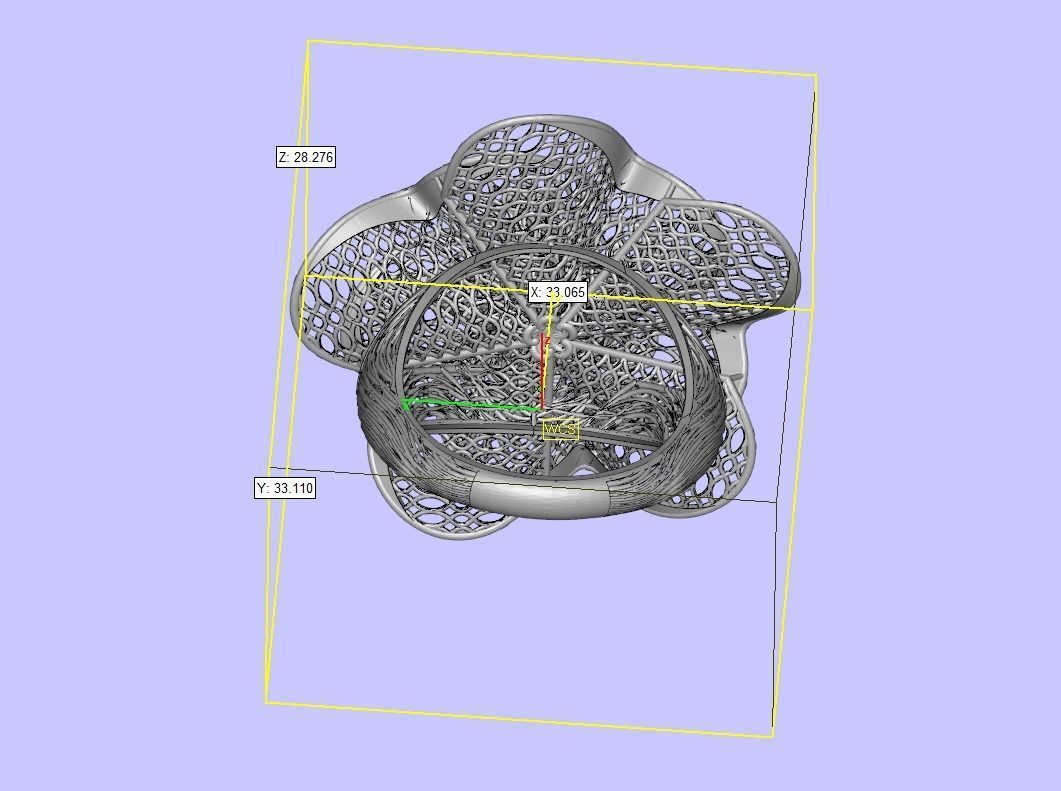 Chamundaai Namah filigree design for 3d print 3D print model_8