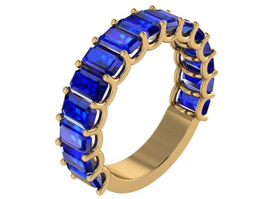 Oval Halo Twisted Ring 1765 3D print model 3D print model_1