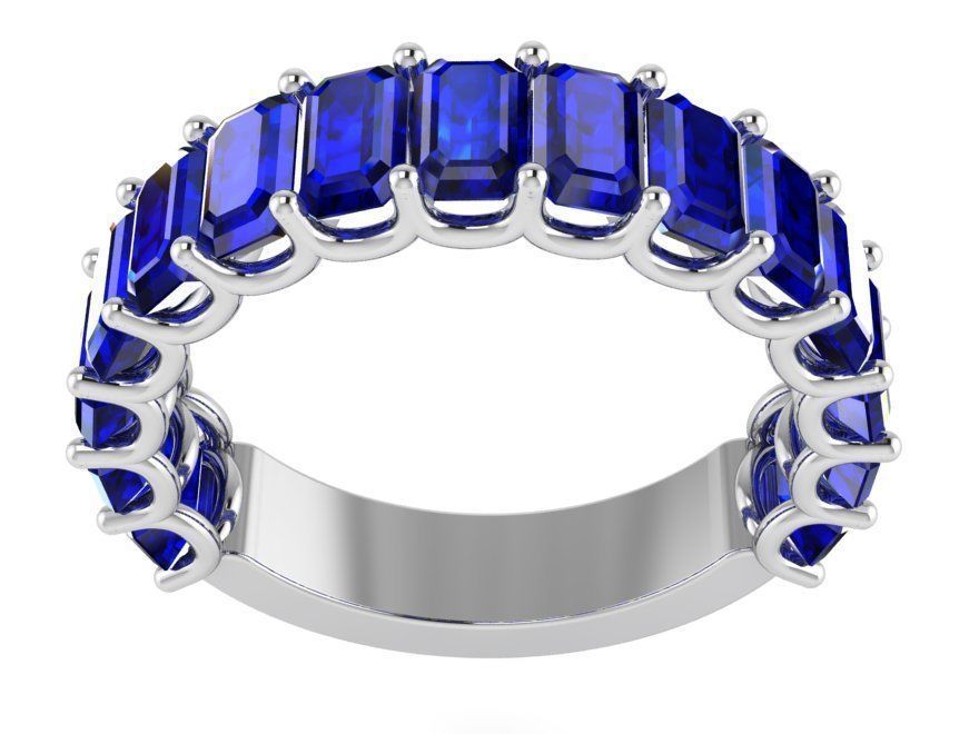 Oval Halo Twisted Ring 1765 3D print model 3D print model_2