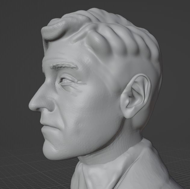 Ellen DeGeneres 3D print model_2