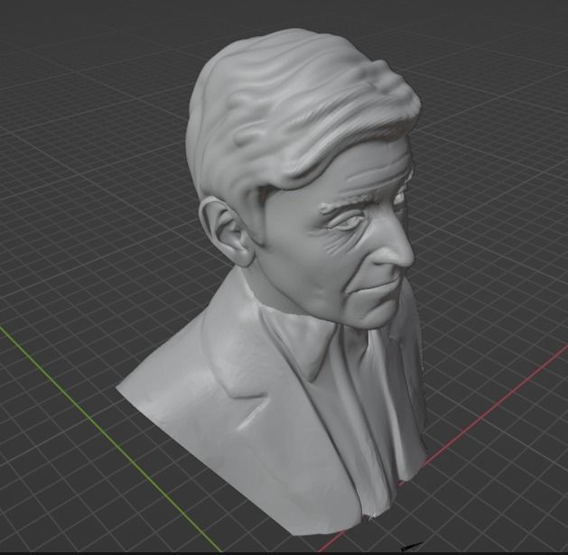 Ellen DeGeneres 3D print model_17