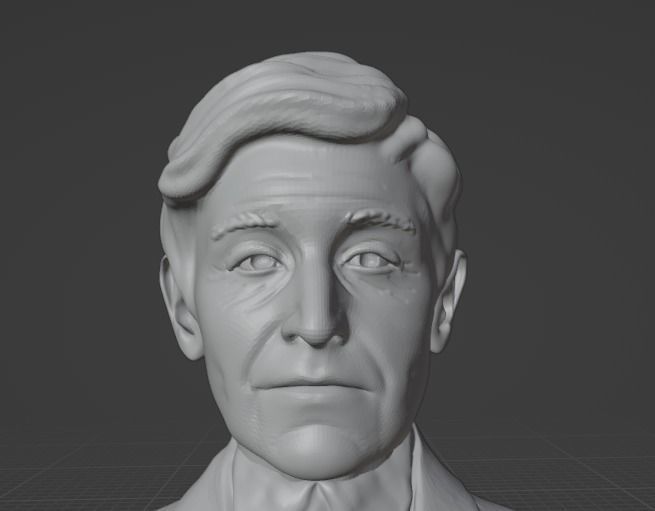 Ellen DeGeneres 3D print model_5