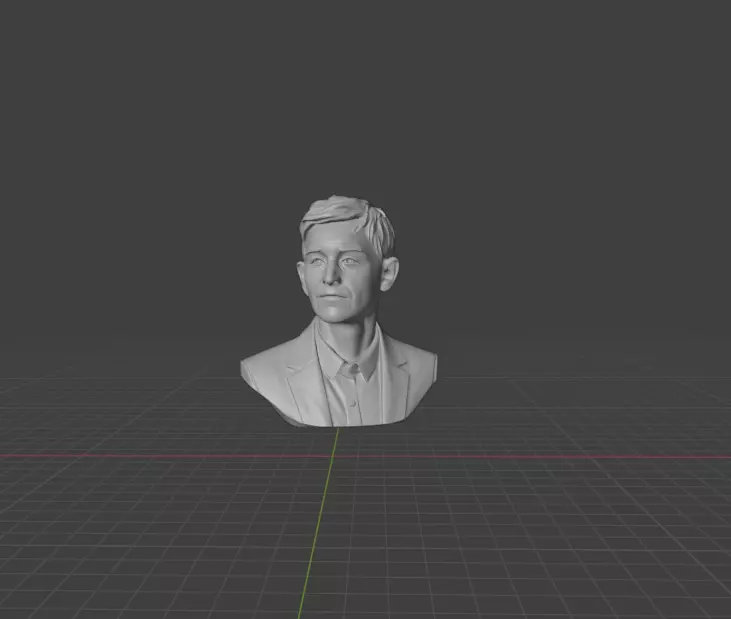 Ellen DeGeneres 3D print model