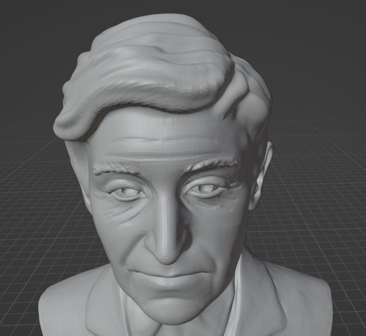 Ellen DeGeneres 3D print model_10