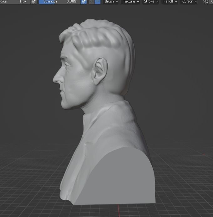 Ellen DeGeneres 3D print model_15