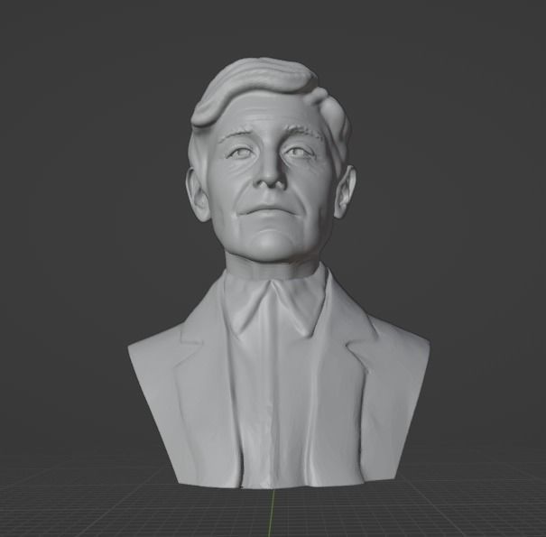 Ellen DeGeneres 3D print model_14