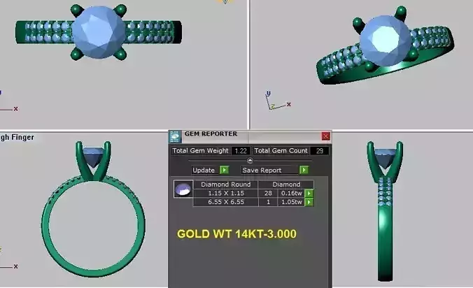 classic engagement ring