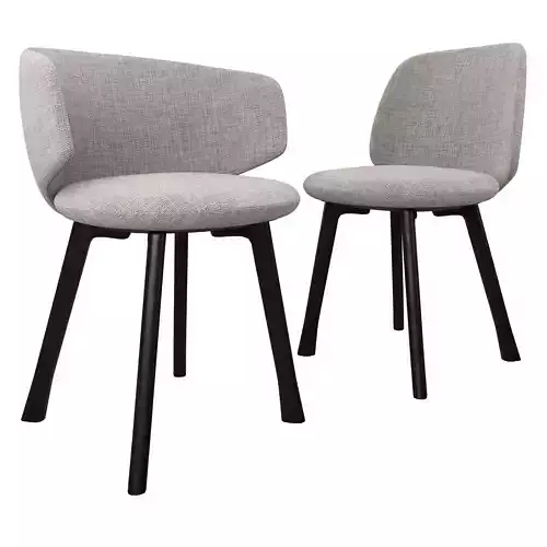 Chair with armrests By MDF Italia