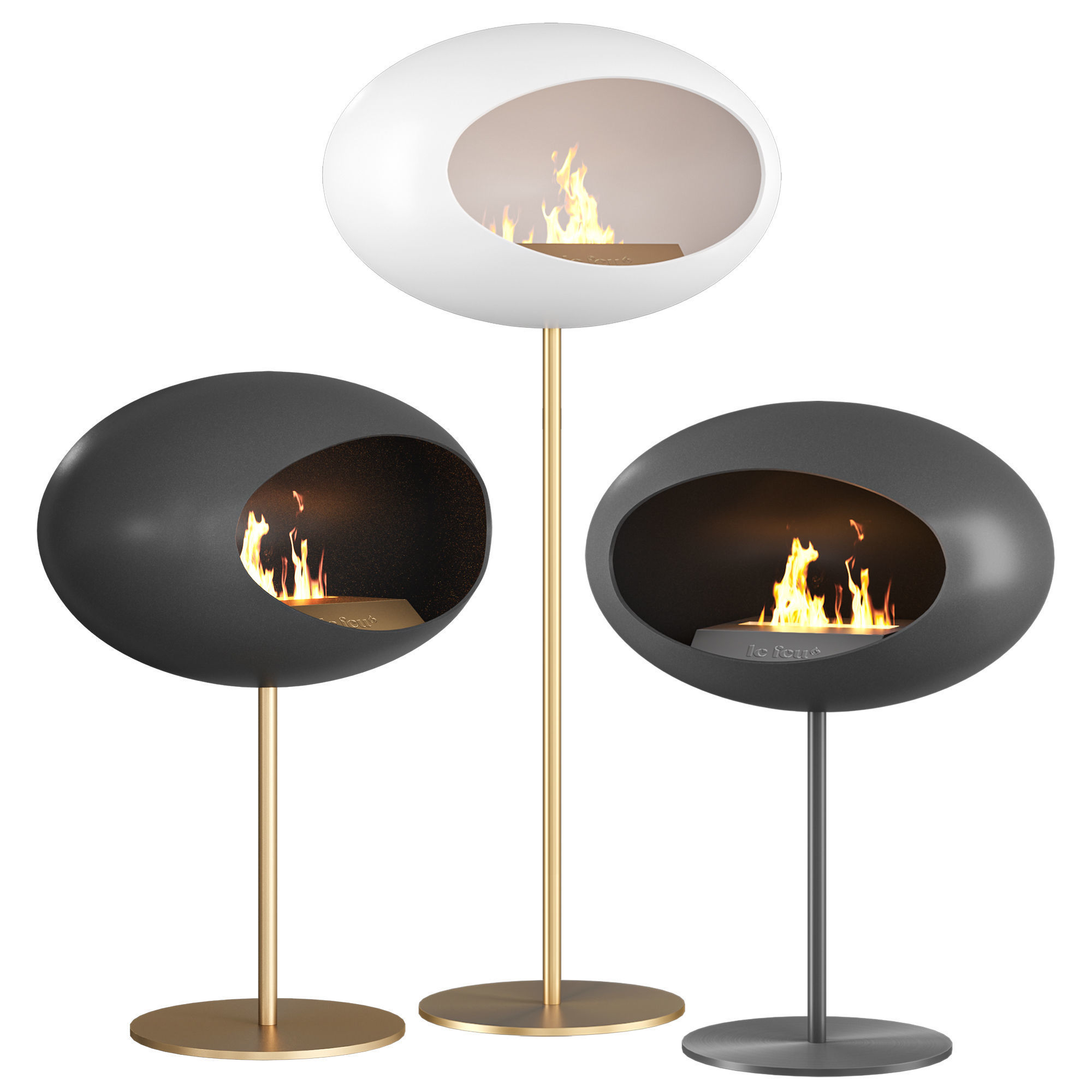 Le Feu - Fireplace 3D model_4