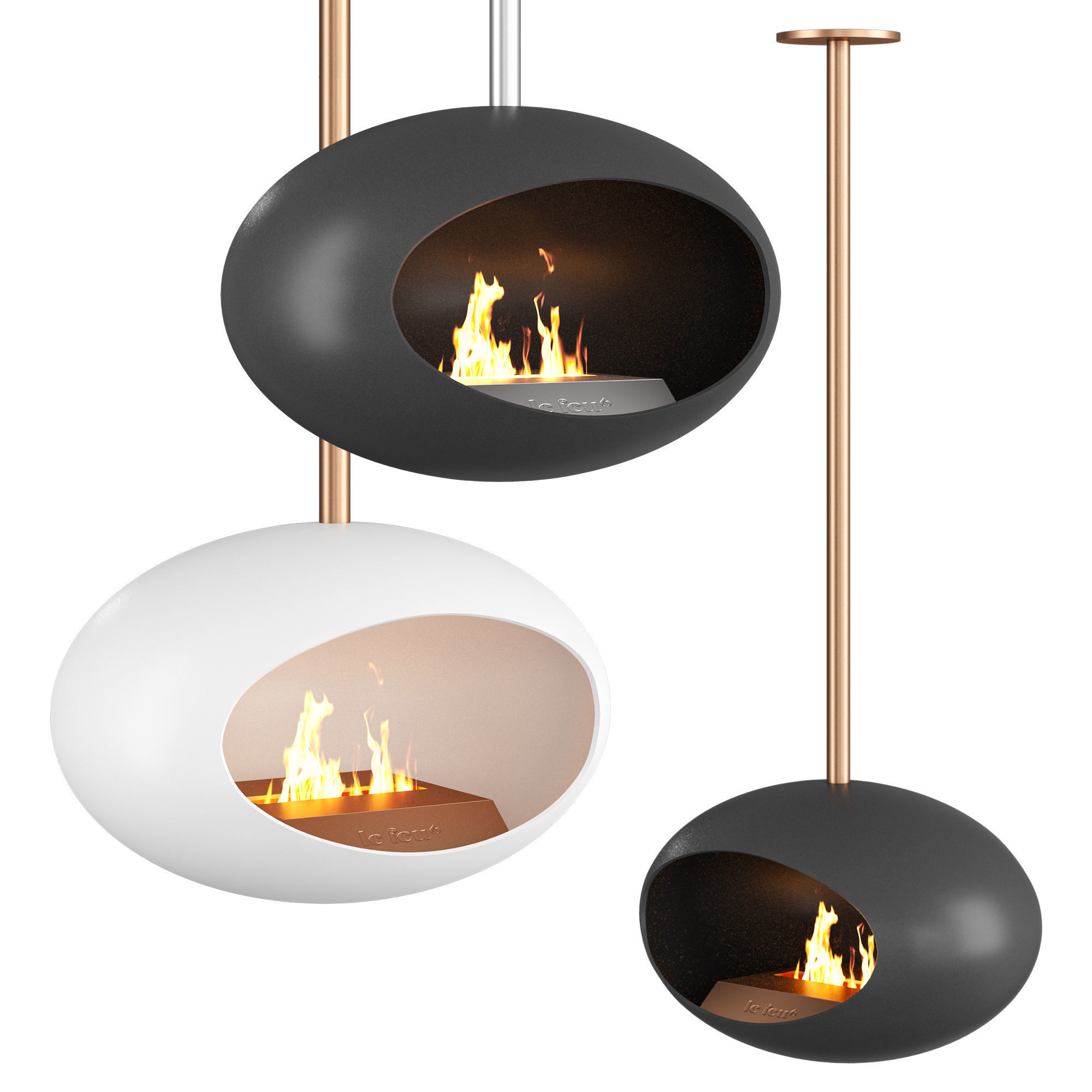 Le Feu - Fireplace 3D model_3