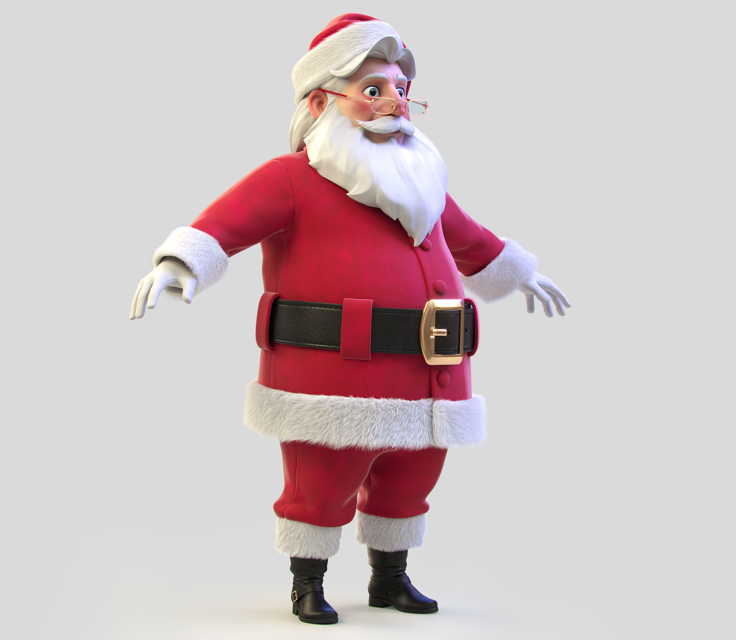 Santa Claus 3D model_8