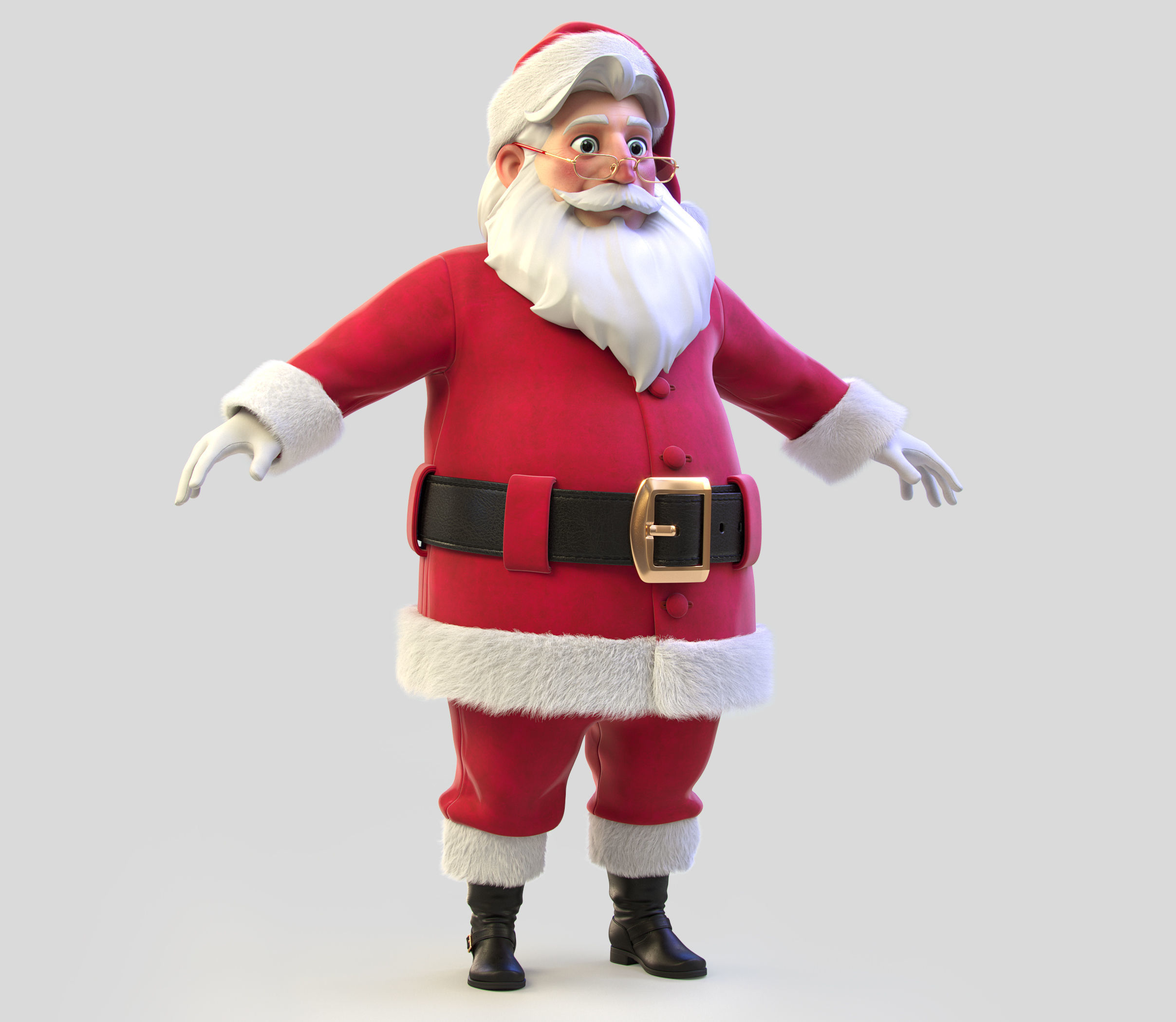 Santa Claus 3D model_6