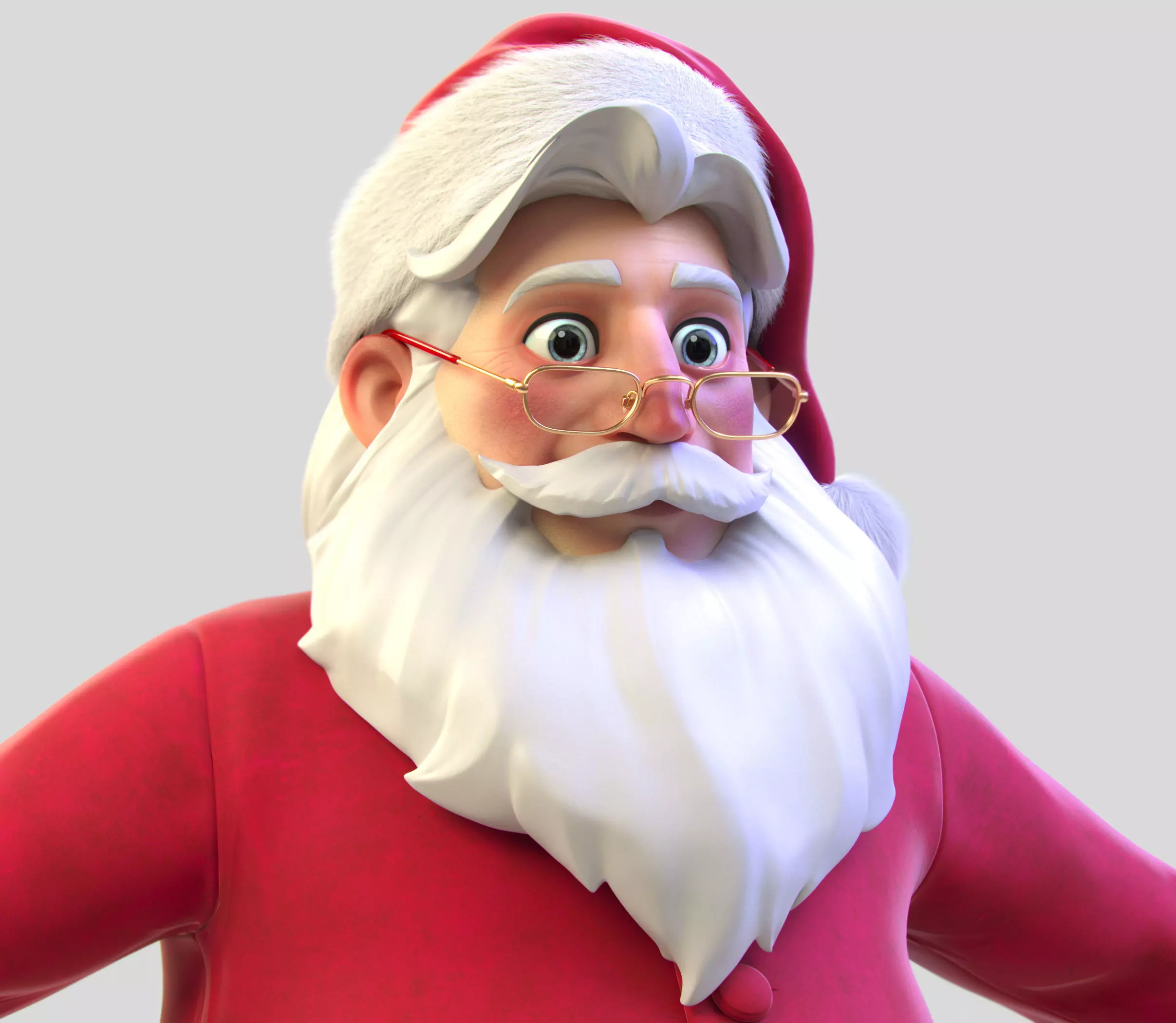 Santa Claus 3D model_0