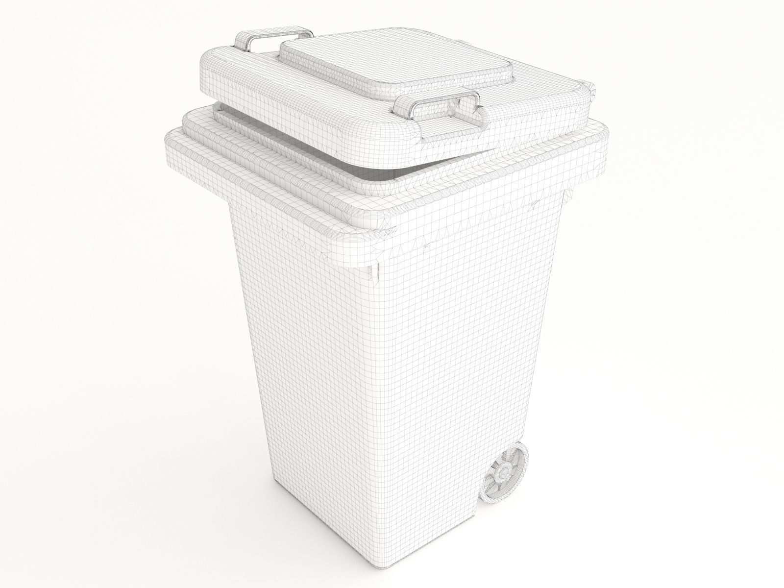 Trash can 04 3D model_1