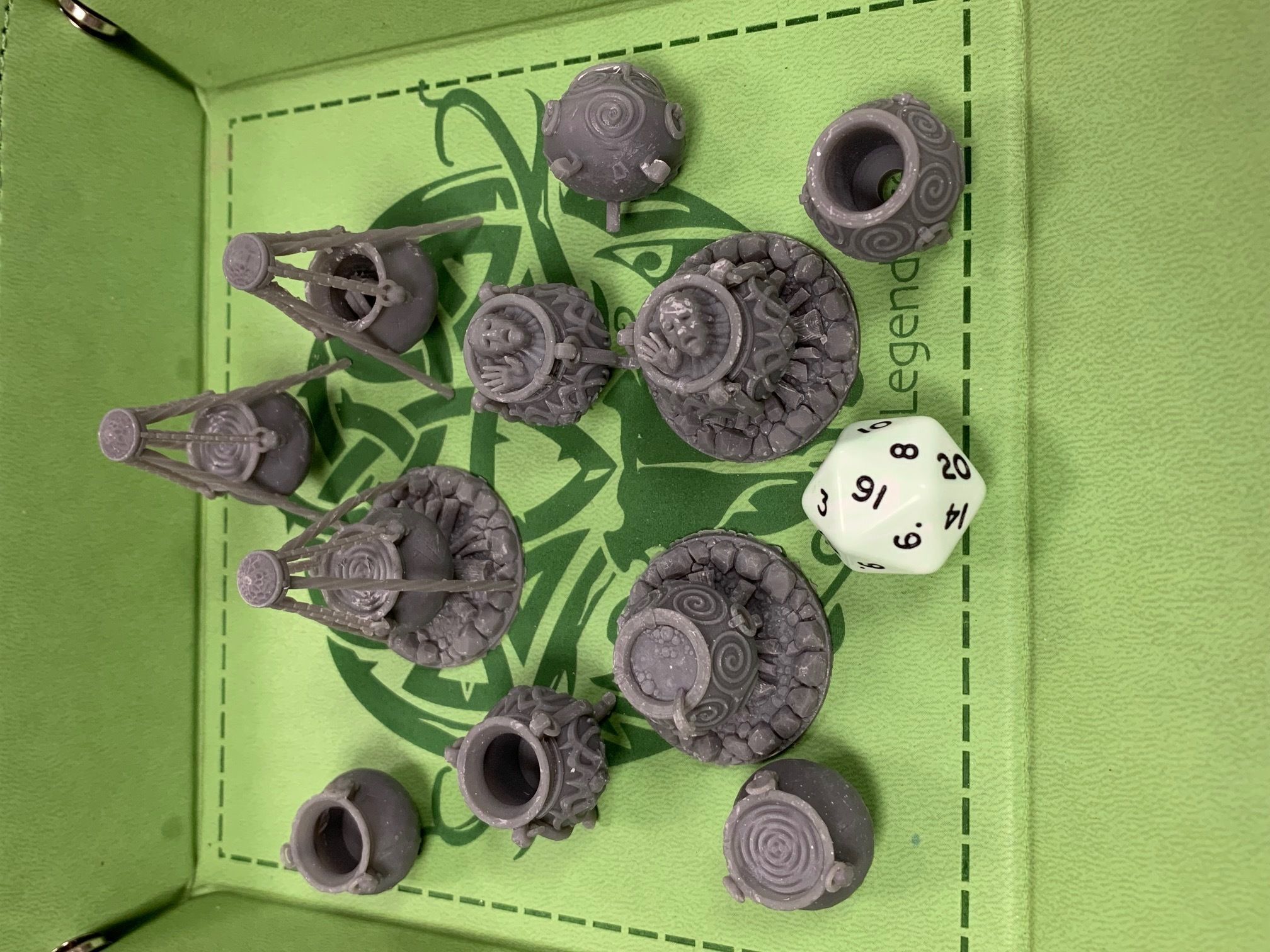 LegendGames Cauldron Set for Halloween 3D print model_9
