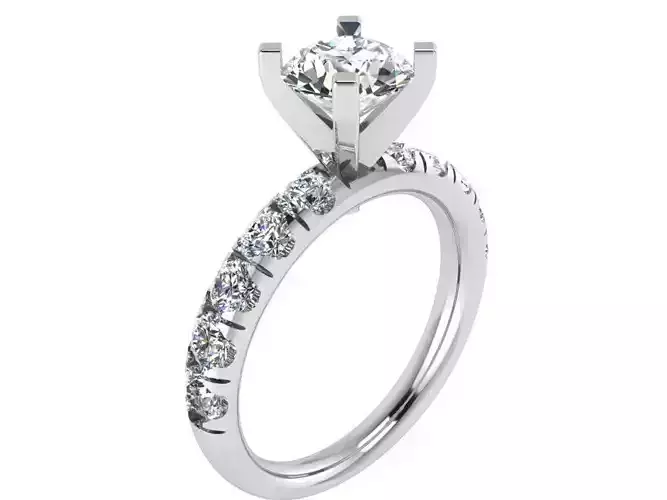 Diamond Ring 1784 3D print model