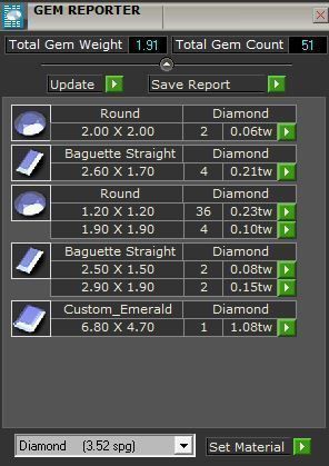Big Stone Diamond Ring 1786 3D print Model 3D print model_8