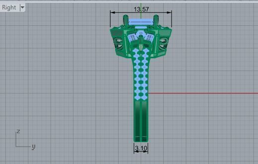 Big Stone Diamond Ring 1786 3D print Model 3D print model_6