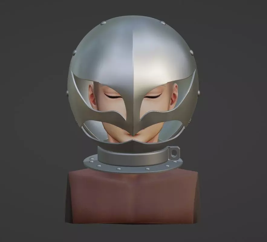 Griffith Prisoner Helmet 3D 3D print model_0