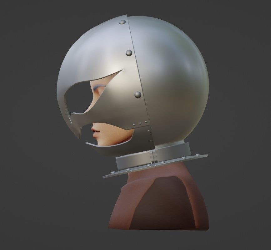 Griffith Prisoner Helmet 3D 3D print model_1