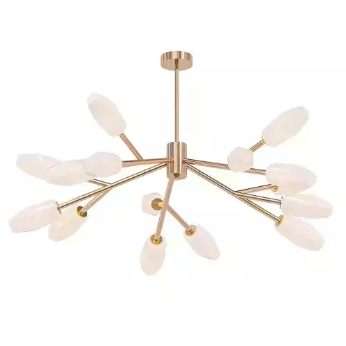 SELESTE modern brass chandelier