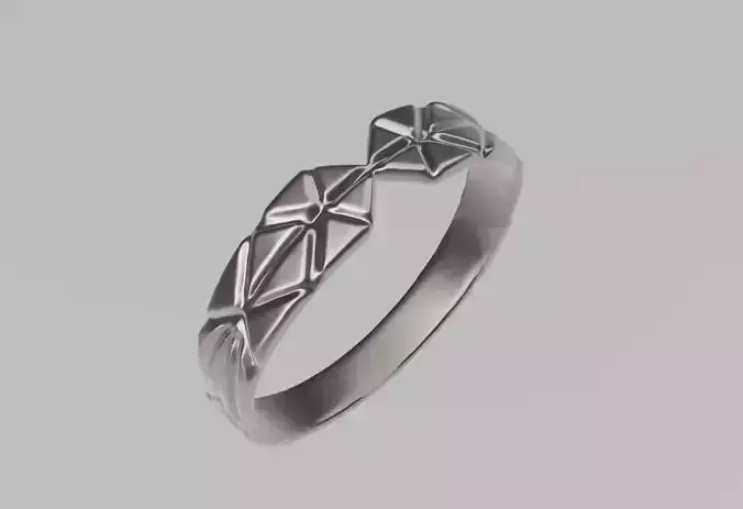 geometric cut bracelet