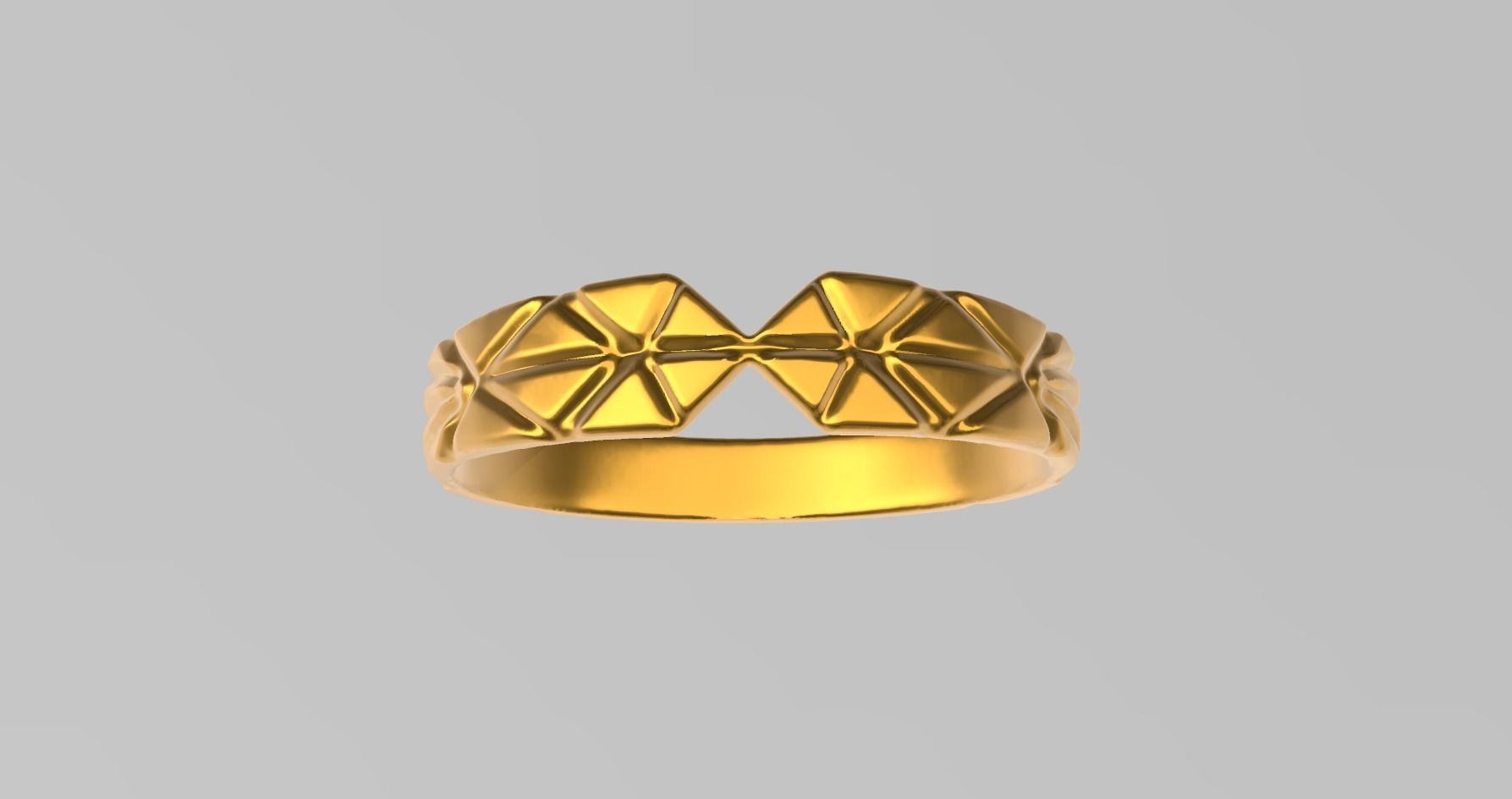 geometric cut bracelet 3D print model_5
