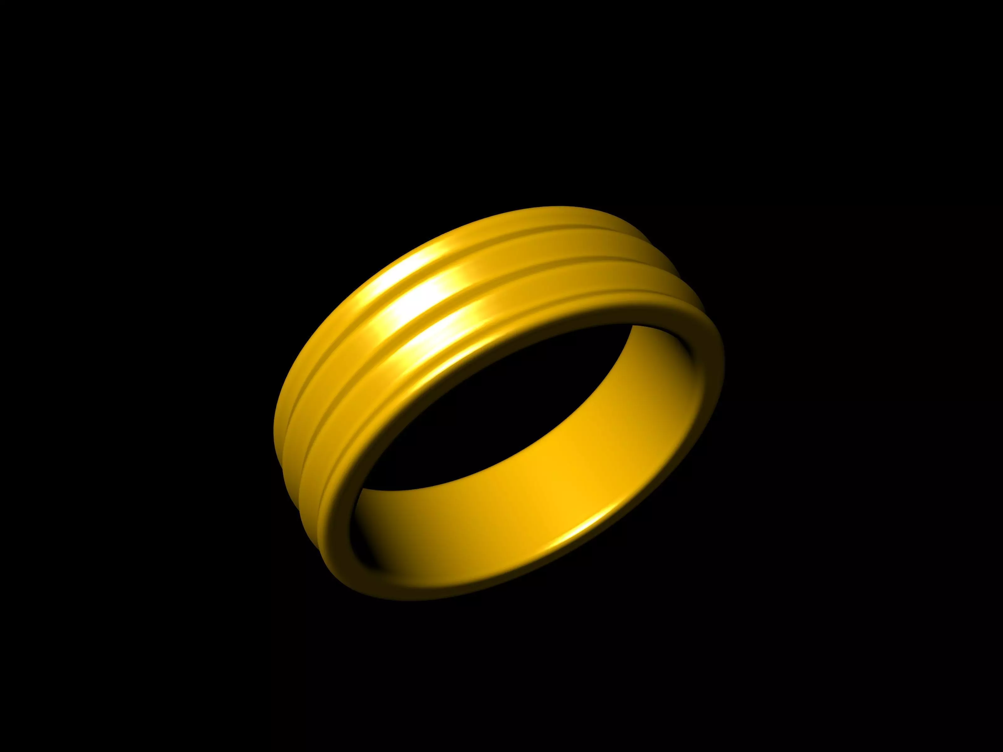 4 sizes wedding ring 5555 stl verified 3D print model_0
