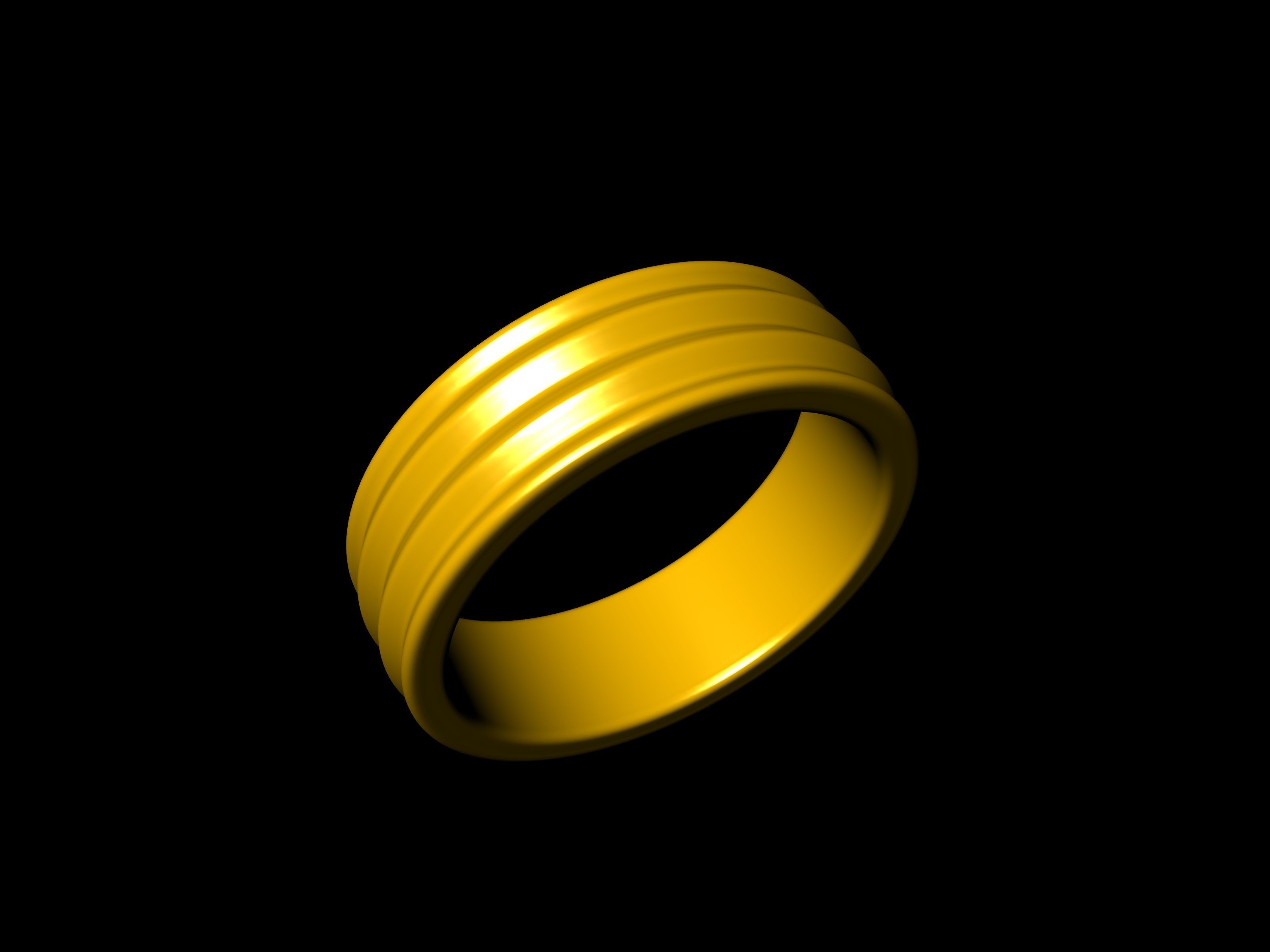 4 sizes wedding ring 5555 stl verified 3D print model_4