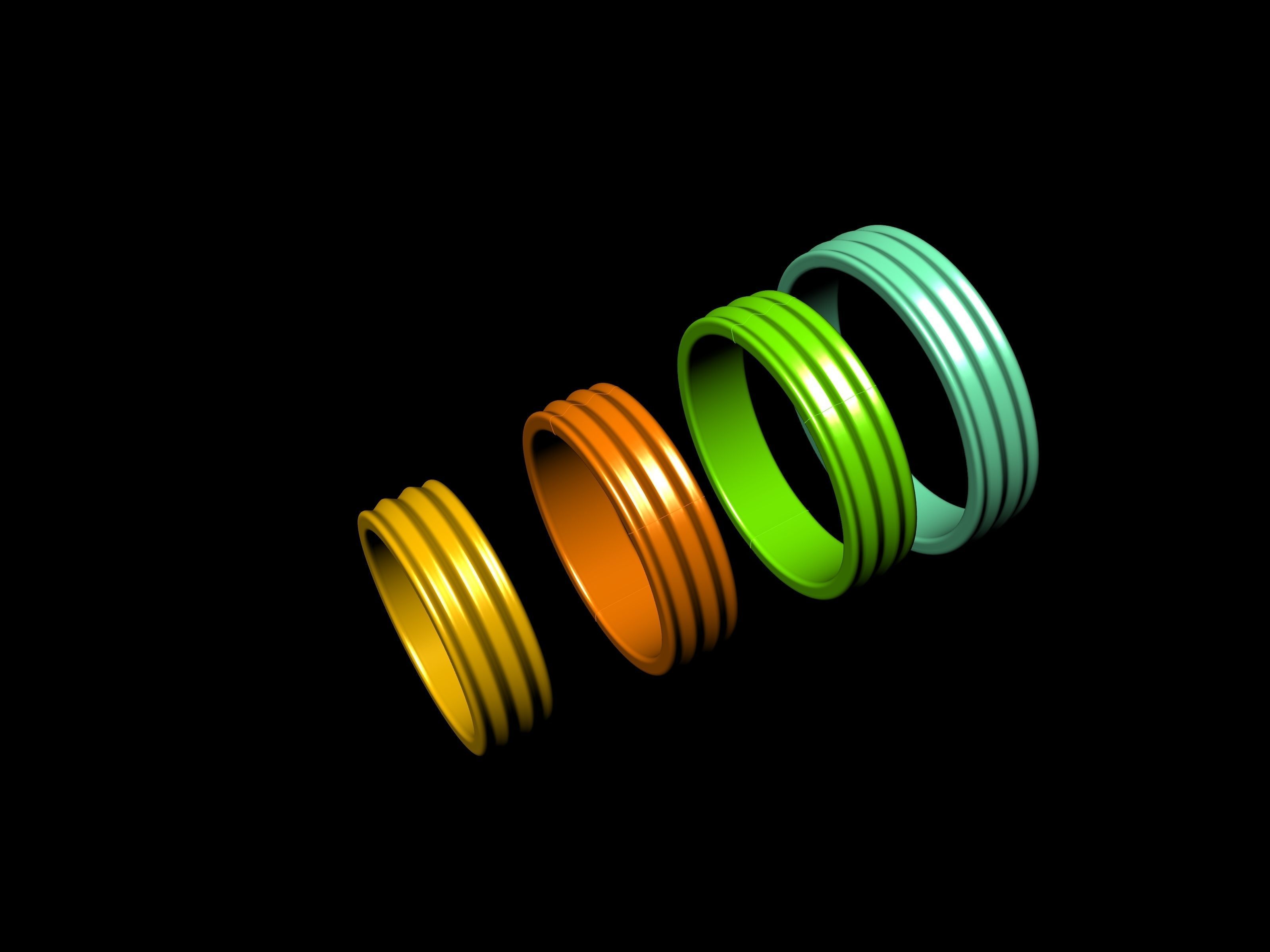 18 wedding ring 5555 stl verified 3D print model_12