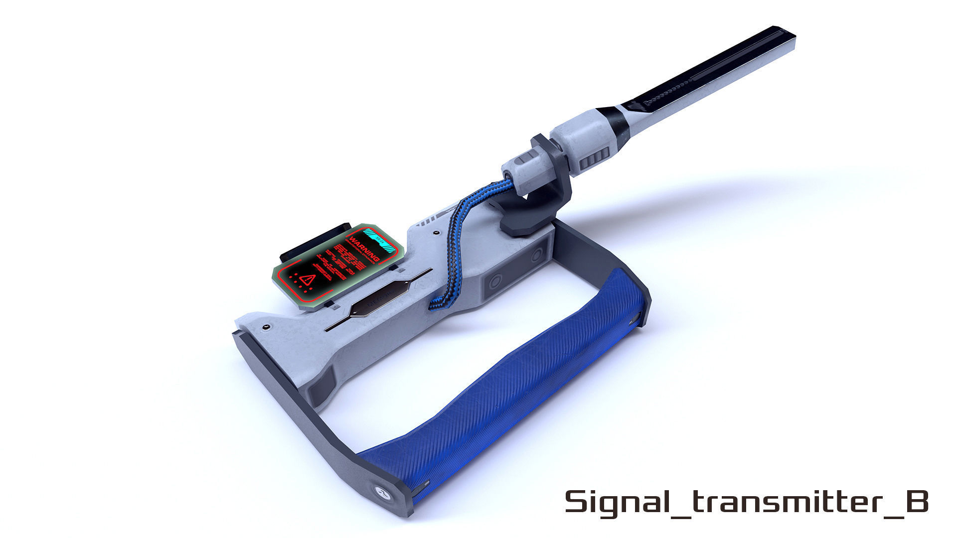 Toolkit sci-fi devices set - lowpoly PBR Low-poly 3D model_7