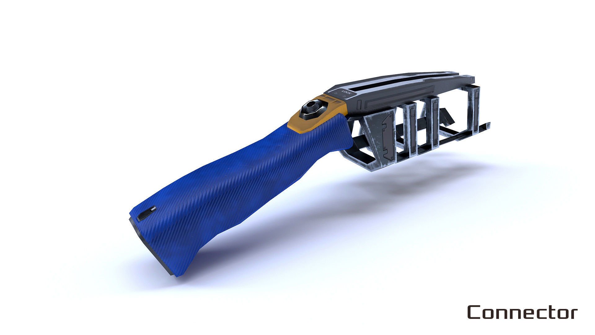 Toolkit sci-fi devices set - lowpoly PBR Low-poly 3D model_14