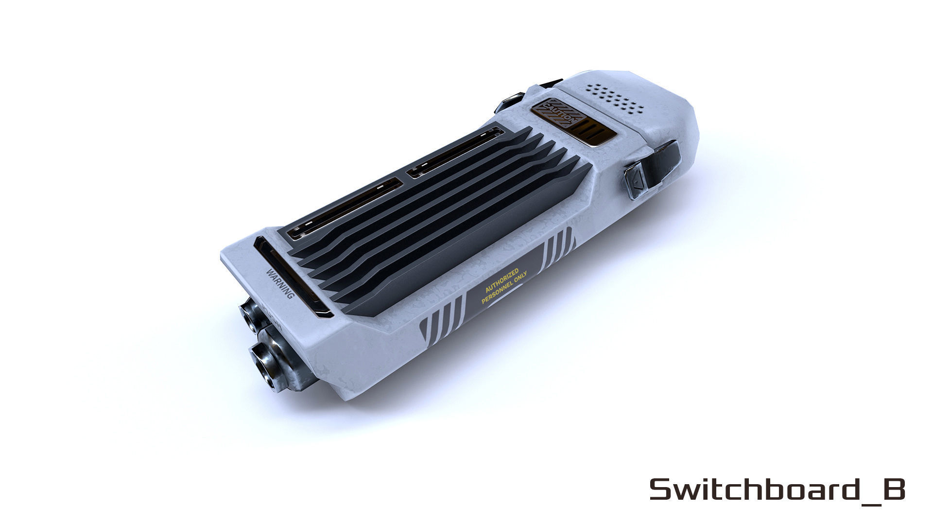 Toolkit sci-fi devices set - lowpoly PBR Low-poly 3D model_9