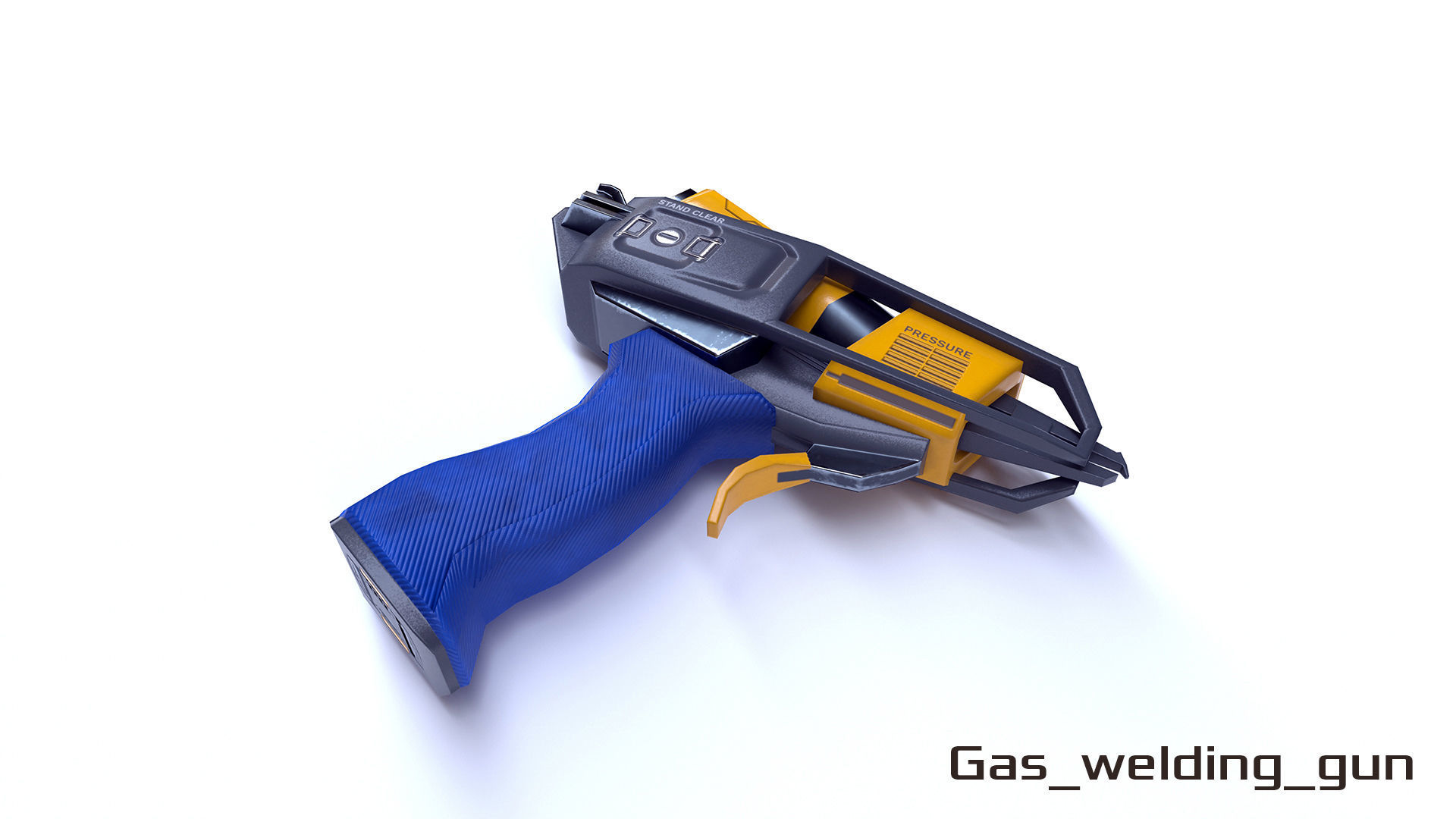 Toolkit sci-fi devices set - lowpoly PBR Low-poly 3D model_17