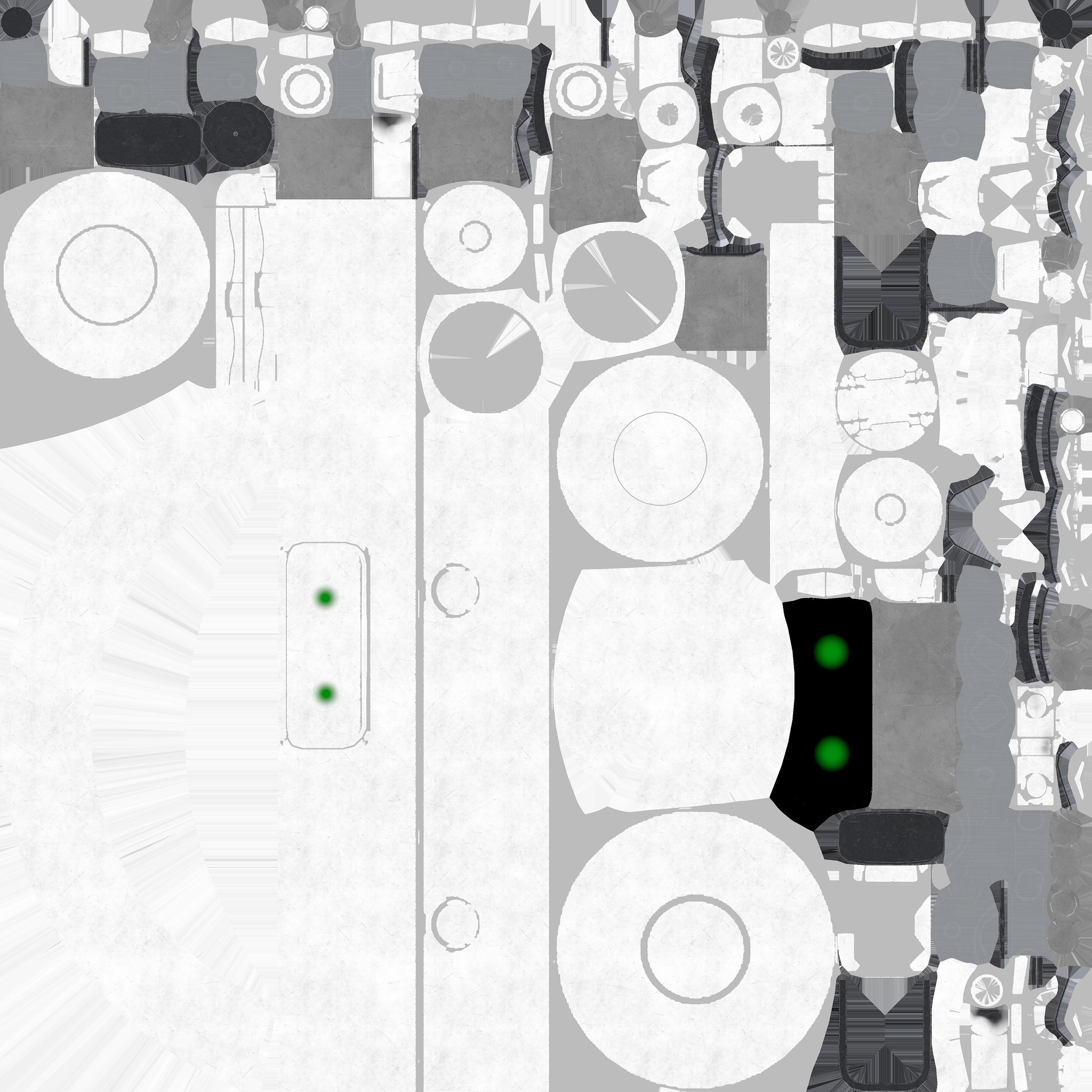 A low-poly 3D modelof a robot of three types Low-poly 3D model_16