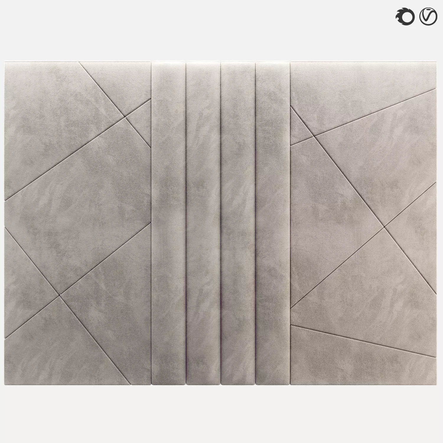 Decor Panel Nika 3D model_0