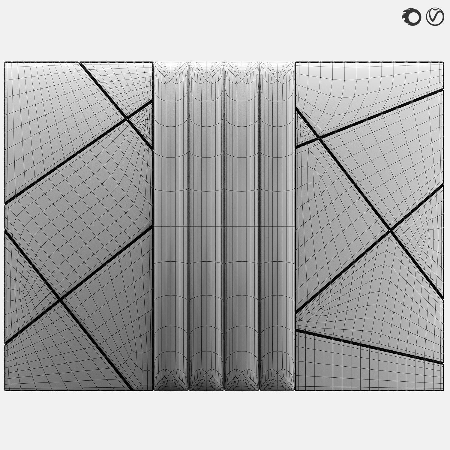 Decor Panel Nika 3D model_1