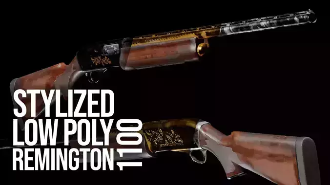 Low Poly Remington 1100