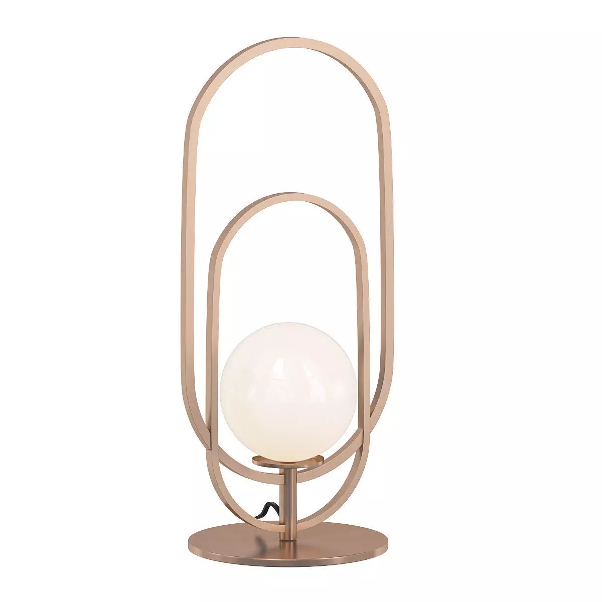 leith table lamp - gold 3D model