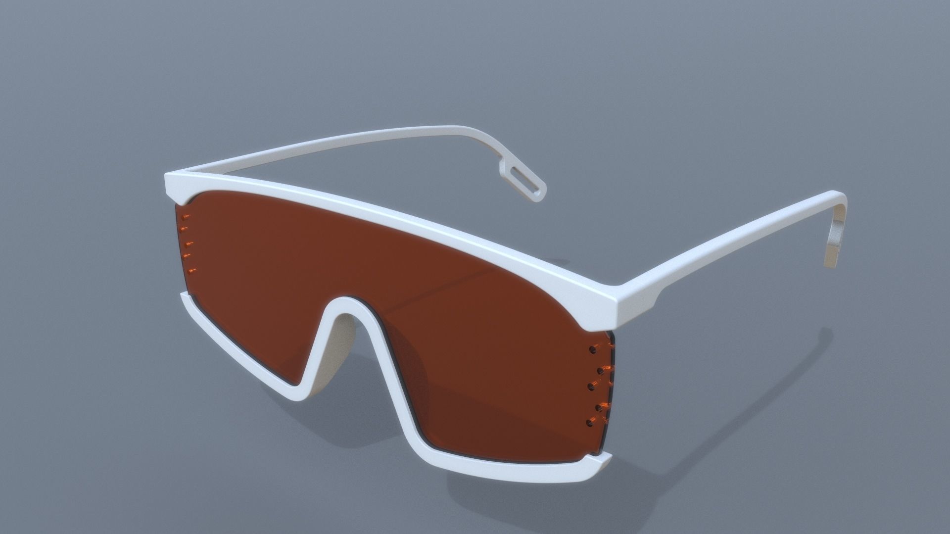 Sci fi military and Fashion glasses 3D model_14