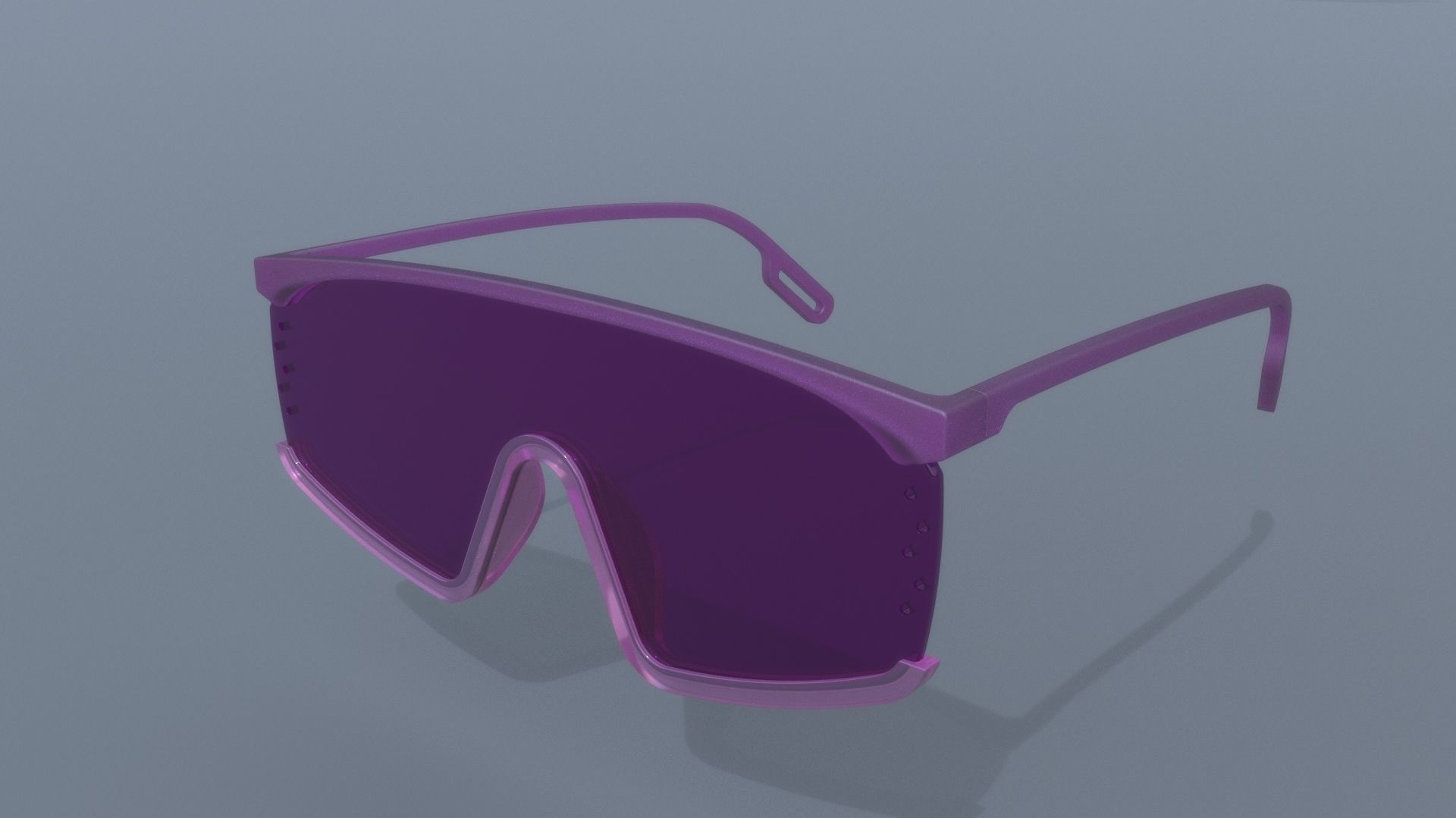 Sci fi military and Fashion glasses 3D model_15