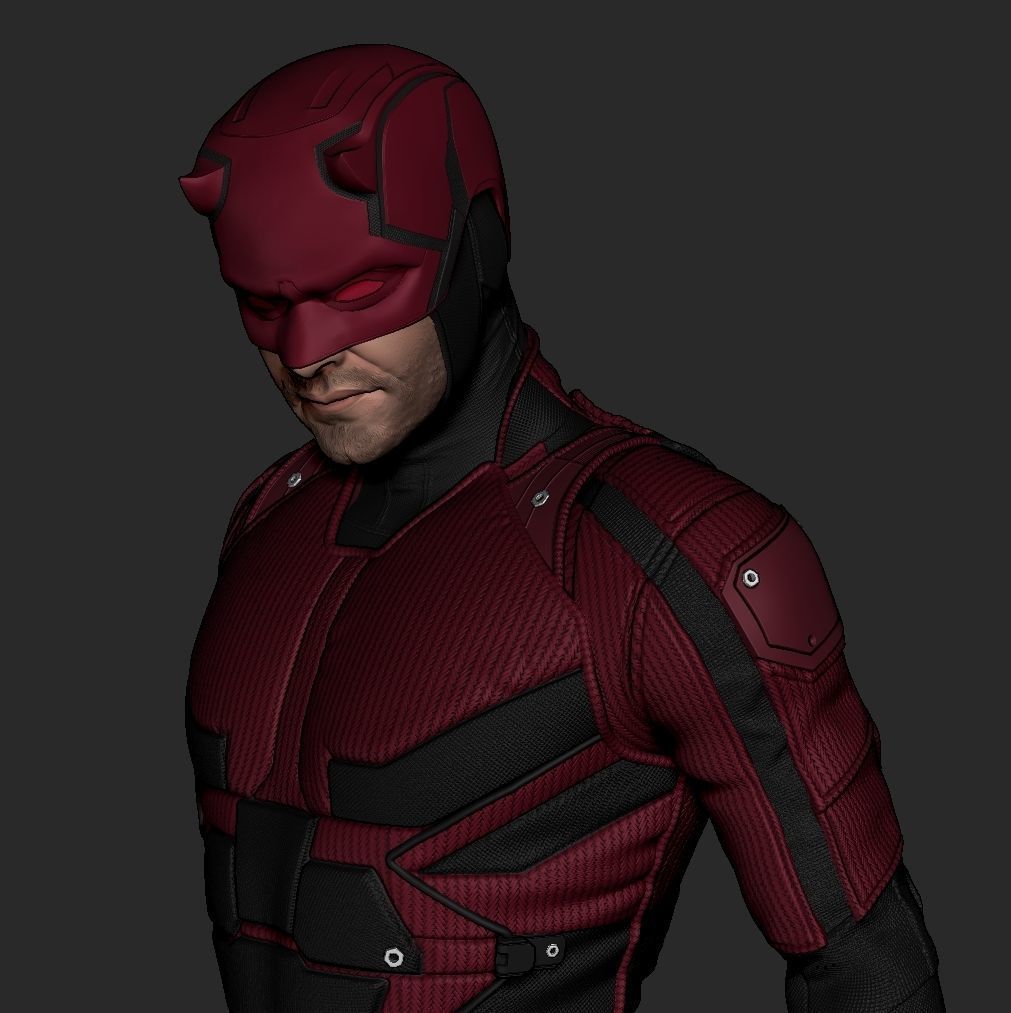 Daredevil 3D Print Statue 3D print model_2