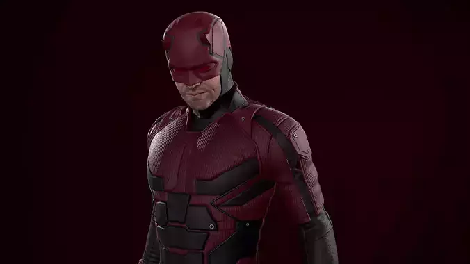 Daredevil 3D Print Statue 3D print model