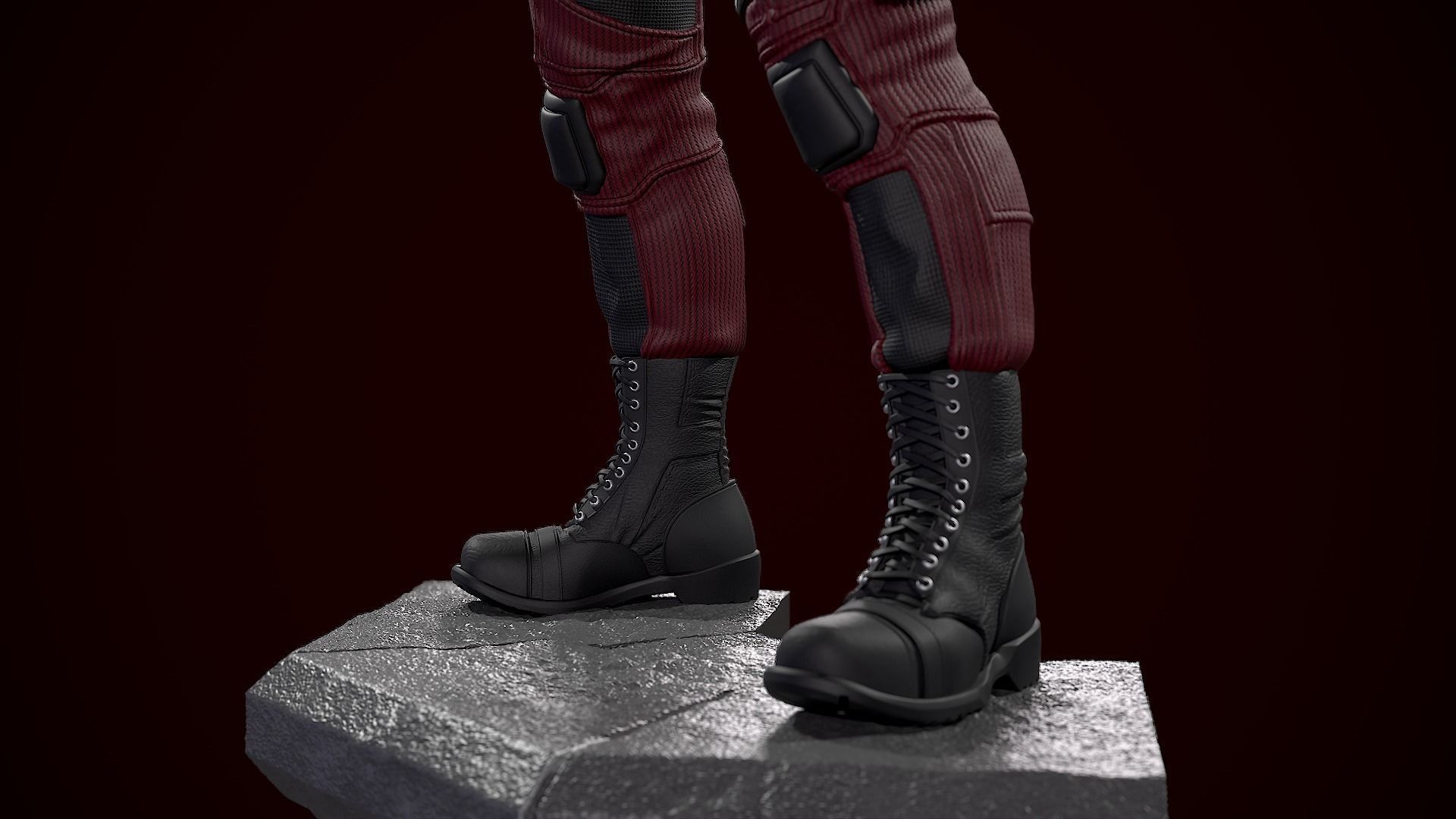 Daredevil 3D Print Statue 3D print model_8
