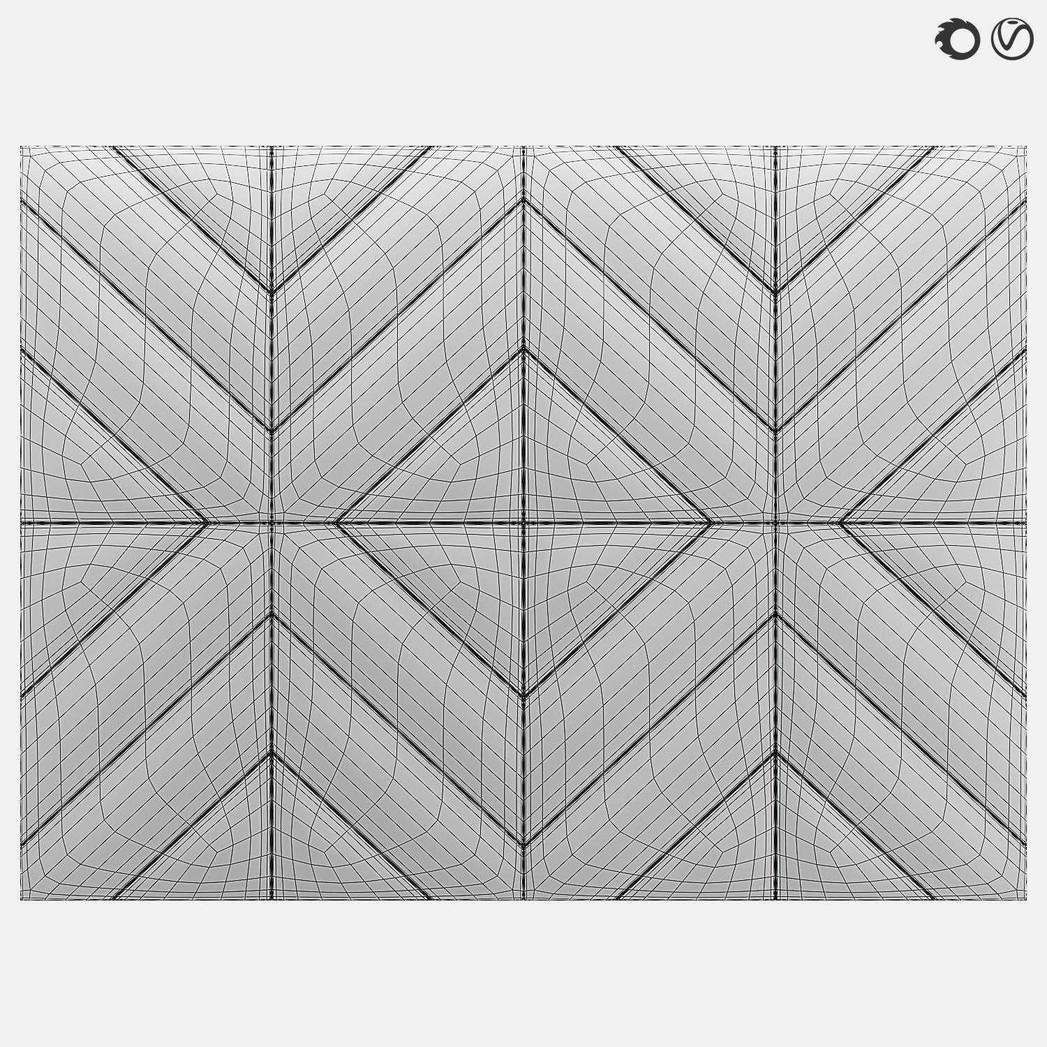 Decor Panel Avrora 3D model_1