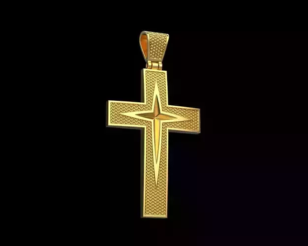 Pendant Cross N14 3D print model
