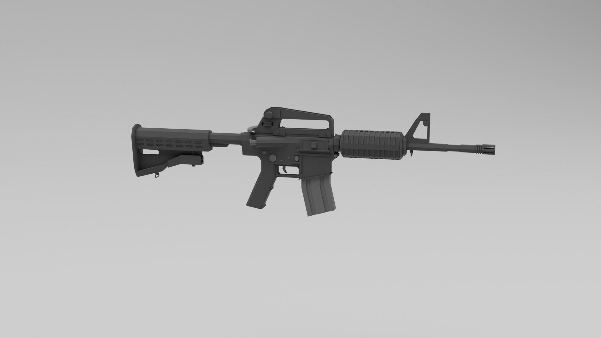 Low poly Soldiers Rigged Low-poly 3D model_40