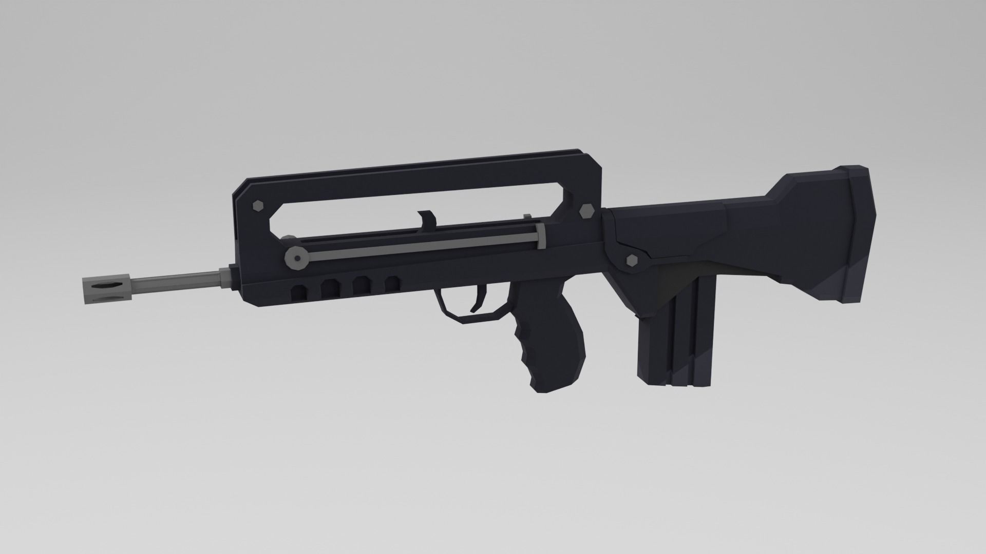 Low poly Soldiers Rigged Low-poly 3D model_33