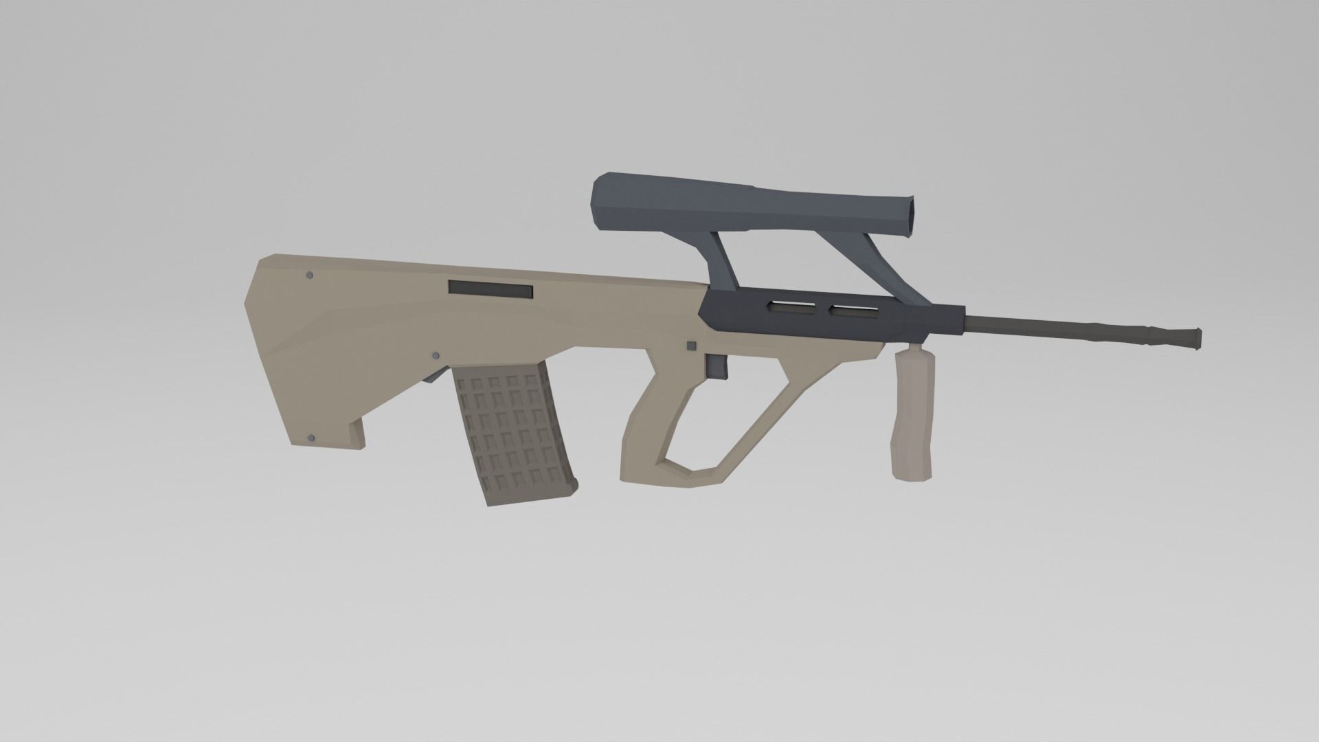 Low poly Soldiers Rigged Low-poly 3D model_26