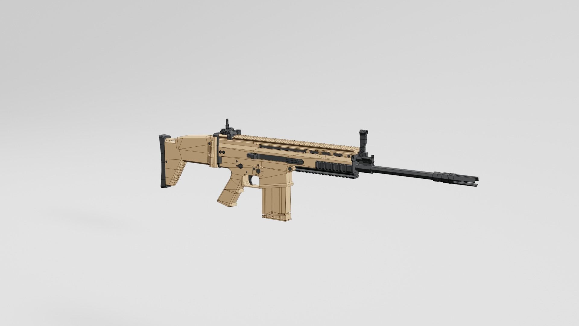 Low poly Soldiers Rigged Low-poly 3D model_37